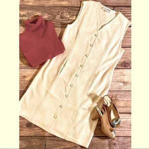 St John Collection by Marie Gray Boucle Button Down Sheath